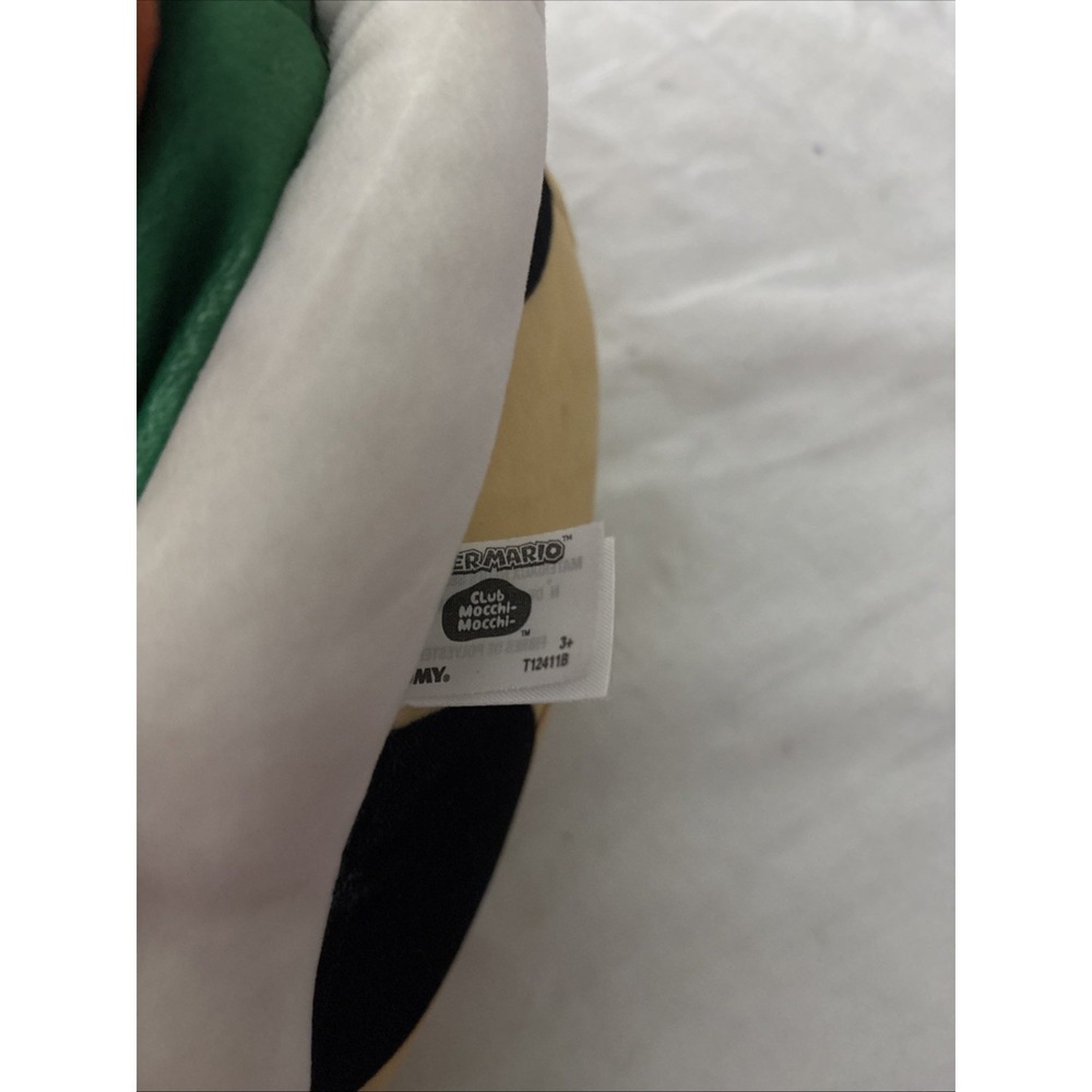 Nintendo Super Mario Bowser Green Turtle Shell Plush Toy Pillow Club Mocchi Tomy - Picture 5 of 6